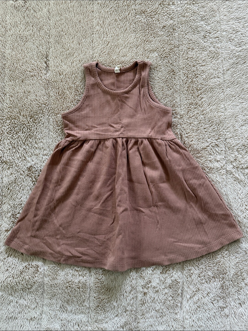 Quincy Mae Wide Rib Tank Dress 2-3Y